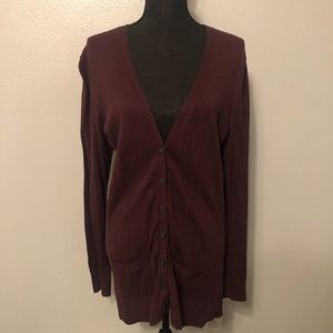 Maroon Old Navy Cardigan